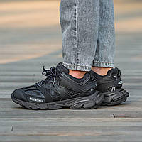 Мужские кроссовки Balenciaga Track 3.0 Triple black, Баленсиага Трек 3.0 черные, код IN-1328