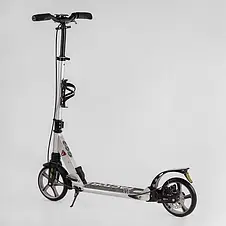 Самокат Best Scooter Factor (складний, амортизатор, підніжка, PU колеса, на підшипниках ABEC 7), фото 3