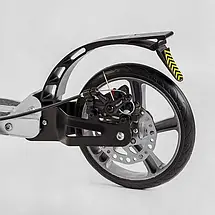 Самокат Best Scooter Factor (складний, амортизатор, підніжка, PU колеса, на підшипниках ABEC 7), фото 5