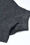 Шкарпетки чоловічі короткі темно-сірого кольору розмір 41-47 158953L, фото 2