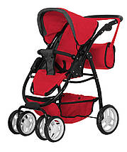 Коляска для ляльок 2 в 1 Carrello Avanti 9662 Red Червоний, фото 3