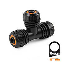 Трійник для підключення шланга 1/2", BLACK LINE, ECO-PWB2210-12