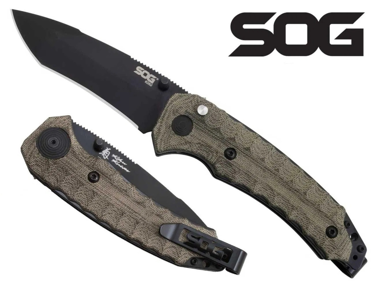 Ніж складаний SOG Kiku Assisted (Black)k