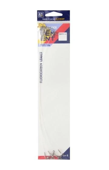 Повідець флюорокарбон ZEOX 25см 0.70мм 18кг(5шт)