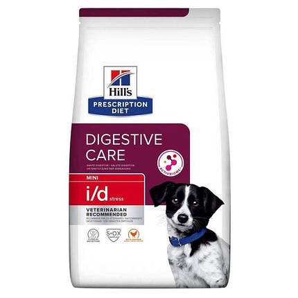 Hill's PD i/d Stress Mini (ActivBiome+) Корм-дієта для собак, що допомагає впоратися зі стресом 3кг, фото 1