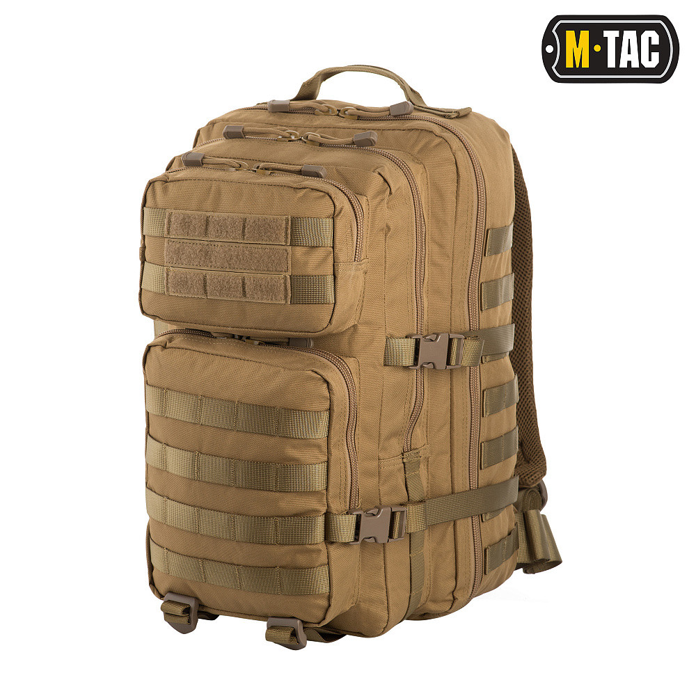 M-Tac Рюкзак тактичний Large Assault Pack Tan Coyote 36л, фото 1