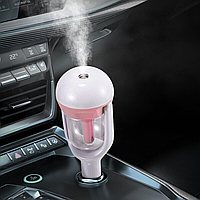 Автомобильный увлажнитель воздуха 50 мл Car Charger Humidifier, Розовый / Авто освежитель очиститель