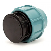 Заглушка компрессионная зажимная для пластиковой трубы ПНД Santehplast (ЗЗ) 32