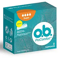 Тампоны o.b. ProComfort Super, 8 шт.