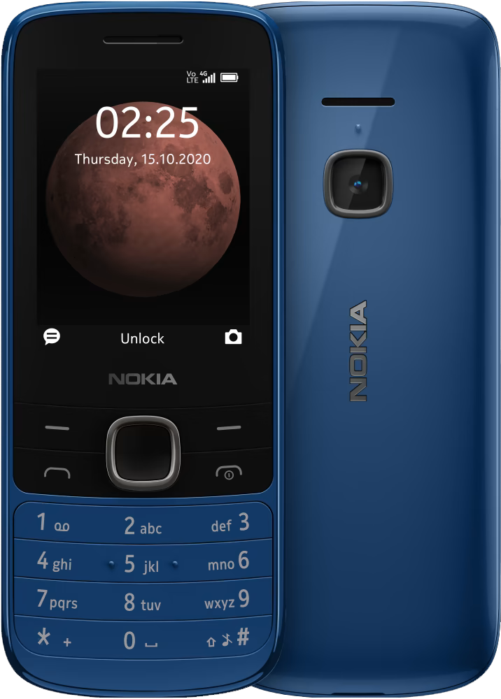 Телефон Nokia 225 4G TA-1276 DS Blue UA UCRF