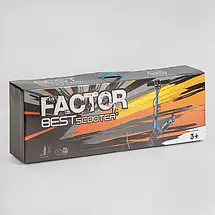 Самокат Best Scooter Factor (складний, амортизатор, підніжка, PU колеса, на підшипниках ABEC 7), фото 5