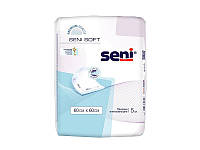 Пелюшки для немовлят Seni Soft Super 60х60 см 5 шт (5900516690311)