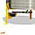 Медогонка електрична радіальна на 28 рамок нержавіюча AISI 304 12В/220В Ø790 МР-28 BeeStar, фото 4