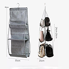 ОПТОМ Підвісний органайзер для зберігання сумок кольори в асортименті, фото 9