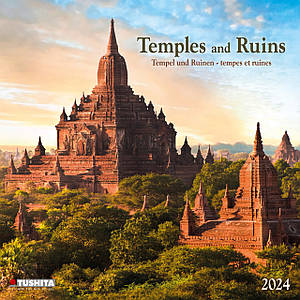 Настінний календар 2024 рік. Temples and Ruins