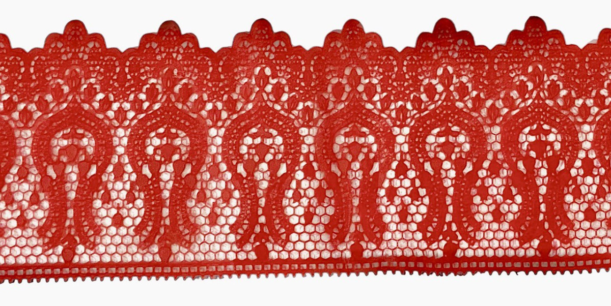 Мереживо "Сладо" № 18 червоне