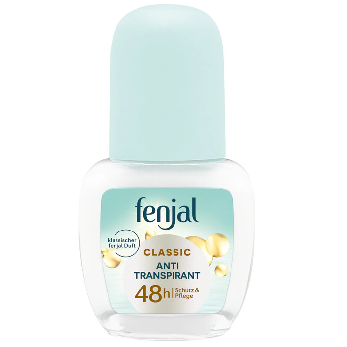 Роликовий крем-дезодорант Fenjal Classic Antitranspirant Roll-On 48h 50мл, фото 1