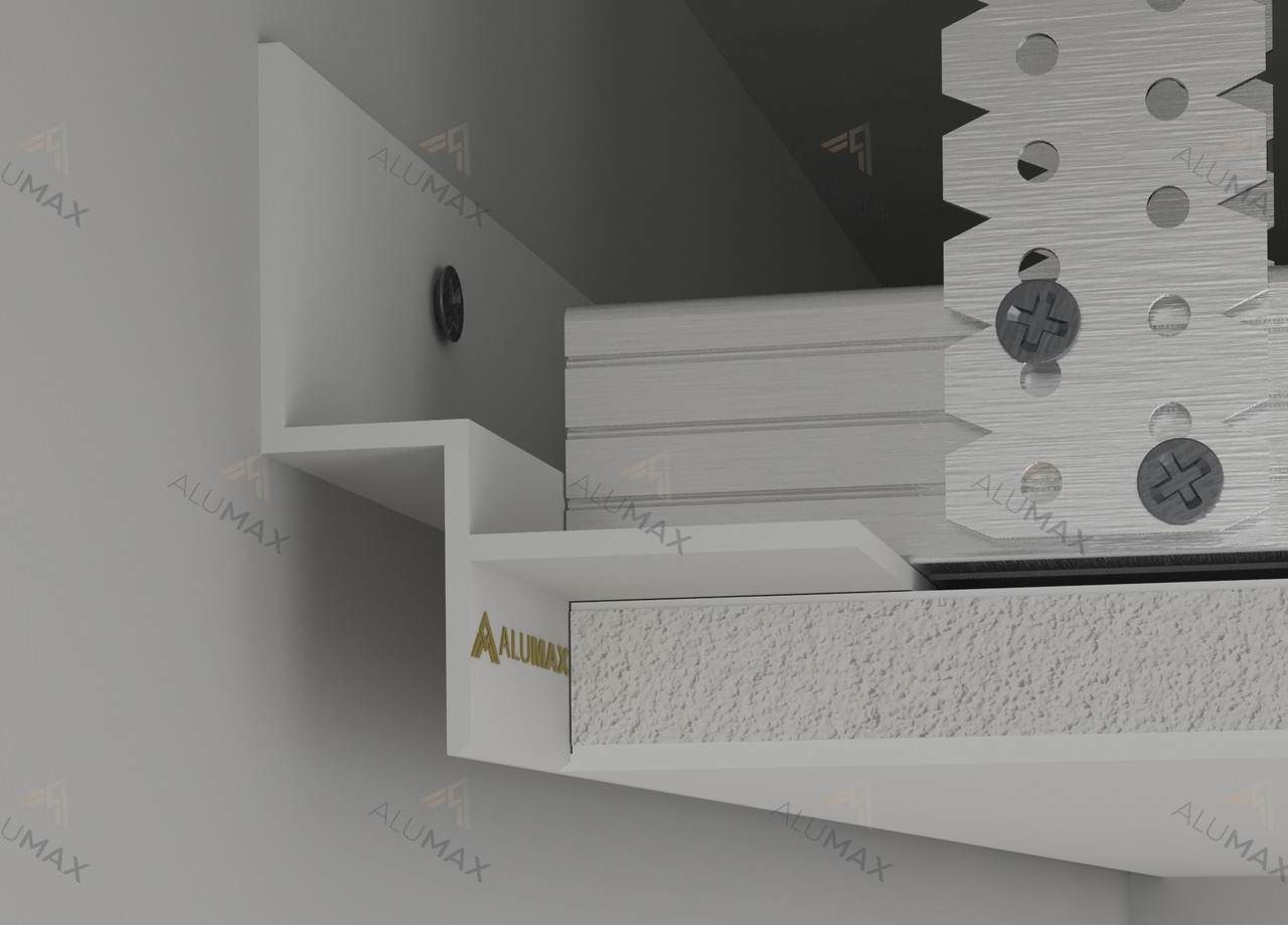 Профіль тіньового шва АПТШ 10 Білий