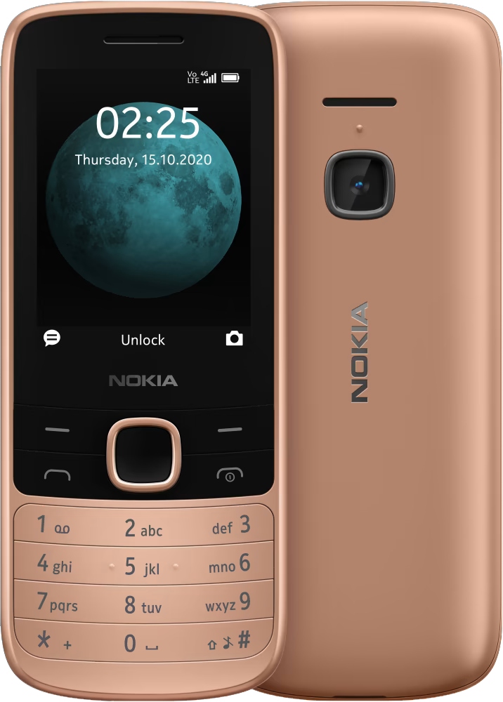 Телефон Nokia 225 4G TA-1276 DS Sand UA UCRF