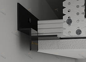 Профіль тіньового шва АПТШ 10 Чорний