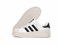 Adidas Superstar Platform Bonega Кеды женские на платформе белые Адидас Суперстар Кроссовки женские весна