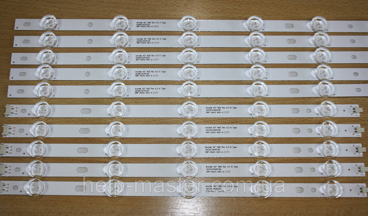 Led підсвітка LG innotek 42″ NDE rev 0.3 A+B (42NDE Rev 0.3)