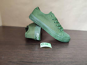 ЗНИЖКА! 38р (24см) кеди ХАКІ конверси AIL STAR під Converse All star, фото 3
