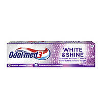 Отбеливающая зубная паста Odol-Med 3 White & Shine 75мл