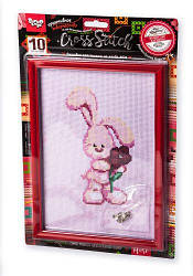 Вишивка хрестиком на канві "Cross Stitch: Кролик"