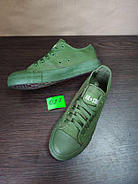 ЗНИЖКА! 38р (24см) кеди ХАКІ конверси AIL STAR під Converse All star, фото 5