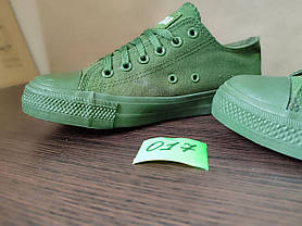 ЗНИЖКА! 38р (24см) кеди ХАКІ конверси AIL STAR під Converse All star, фото 6