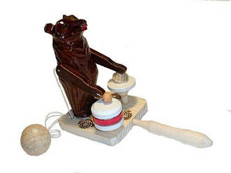 Іграшка маніпулятор — «Ведмедик — барабанщик»