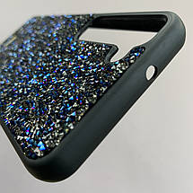 Чохол для Samsung Galaxy S23 Plus блискучий з камінням чохол на телефон самсунг с23 плюс синій s2q, фото 6