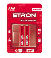 Батарейки ETRON Mega Power AAA (LR03) 2 шт.