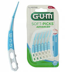 Міжзубні щітки GUM Soft Picks Advanced стандартні 30 штук