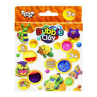 Шариковый пластилин "Bubble Clay" 8 цветов укр