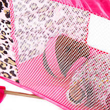 Ліжечко манеж для ляльок FiVEoNiNE T762032 Рожеве, фото 4