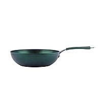 Сковородка PR-2108-28 "EMERALD" WOK 28x8,0 cм TITANIUM PRO, PEPPER