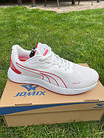 Чоловічі кросівки SUPOR, A2310-5 білі з червоними вставками