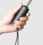 Парасолька автоматична Zuodu ZD002-LED складана з ліхтариком синій, фото 4