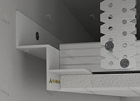 Профіль тіньового шва АПТШ 20 Білий