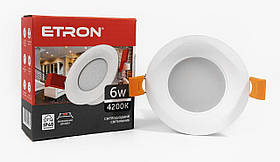 Світлодіодний світильник ETRON Decor 1-EDP-622 6W 4200K ІР40 круг