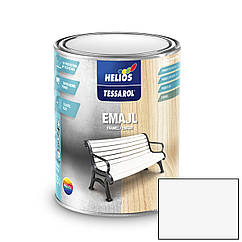 Емаль алкідна Helios Tessarol білий глянець 0.75л