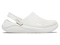 Мужские шлепанцы Кроксы Crocs LiteRide Clog White Белые M4/W6 (36-37)