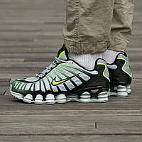 Стильная мужская обувь Nike Shox LT Grey\Salt. Красивые кроссы для мужчин Найк Шокс.