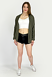 Жакет oversize Pull & Bear 5783/302/505 зелений S, фото 3