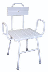 Стілець для ванни НТ-06-001 зі спинкою для літніх дорослих