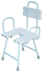 Стілець для ванни НТ-06-002 зі спинкою для літніх дорослих