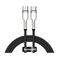 Кабель Baseus Cafule Metal Type-C to Type-C 100W (1m) Black