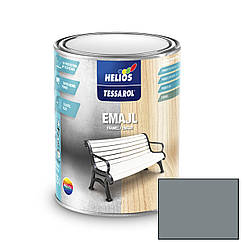 Емаль алкідна Helios Tessarol RAL 7046 сірий глянець 2.5л